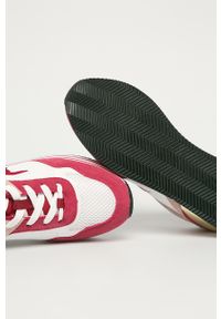 Trussardi Jeans - Buty. Nosek buta: okrągły. Zapięcie: sznurówki. Kolor: czerwony. Materiał: materiał, syntetyk, skóra, guma, zamsz. Szerokość cholewki: normalna. Obcas: na obcasie. Wysokość obcasa: średni #3
