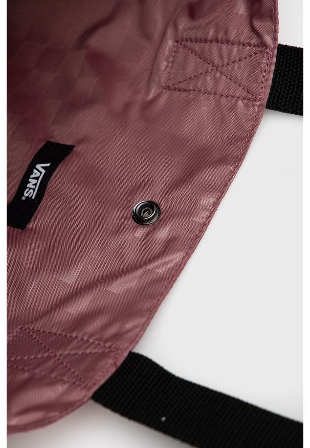 Vans torebka kolor różowy. Kolor: różowy. Rodzaj torebki: na ramię