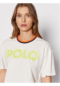 Polo Ralph Lauren T-Shirt 211856674002 Biały Relaxed Fit. Typ kołnierza: polo. Kolor: biały. Materiał: bawełna