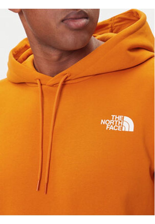 The North Face Bluza Simple Dome NF0A89FC Pomarańczowy Regular Fit. Kolor: pomarańczowy. Materiał: syntetyk, bawełna