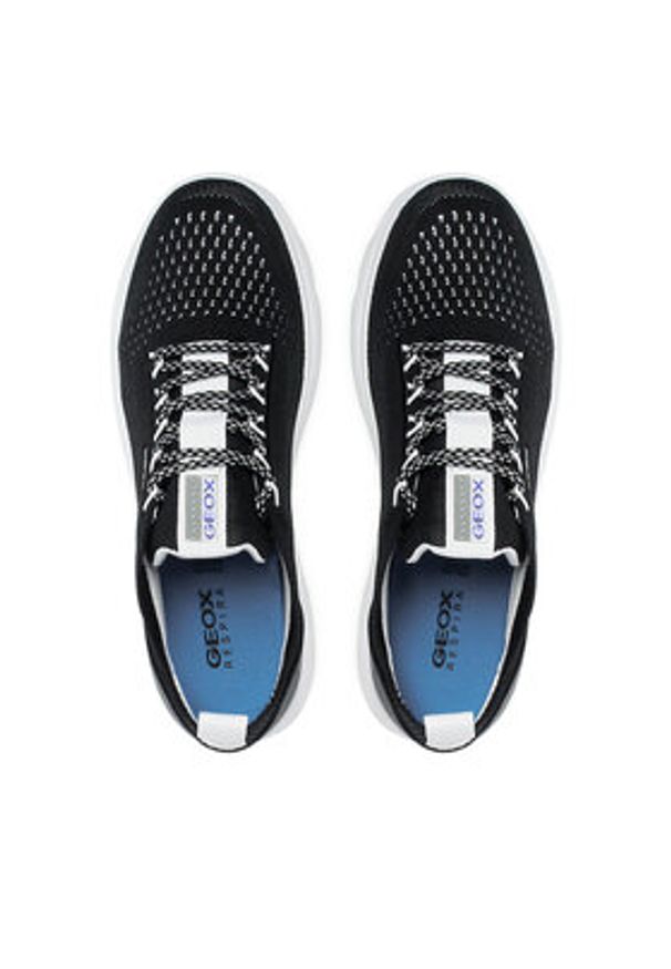 Geox Sneakersy D Spherica A D15NUA 0006K C9999 Czarny. Kolor: czarny. Materiał: materiał