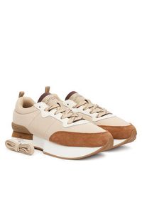 Weekend Max Mara Sneakersy Zambra 2525766014650 Beżowy. Kolor: beżowy. Materiał: materiał #6