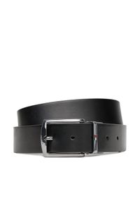 TOMMY HILFIGER - Tommy Hilfiger Pasek Męski Denton 3.5 Rev AM0AM13012 Granatowy. Kolor: niebieski. Materiał: skóra #1