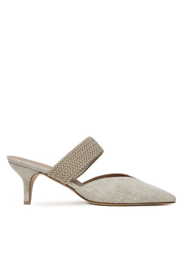 MALONE SOULIERS Klapki Maisie 45-154 Beżowy. Kolor: beżowy. Materiał: materiał