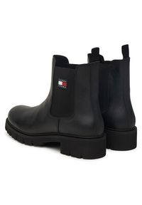 Tommy Jeans Sztyblety Tjw Chelsea Leather Boot EN0EN02825 Czarny. Kolor: czarny. Materiał: skóra #6