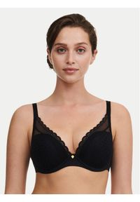 Chantelle Biustonosz z fiszbiną Norah Chic C16MNA Czarny. Kolor: czarny. Materiał: syntetyk #1