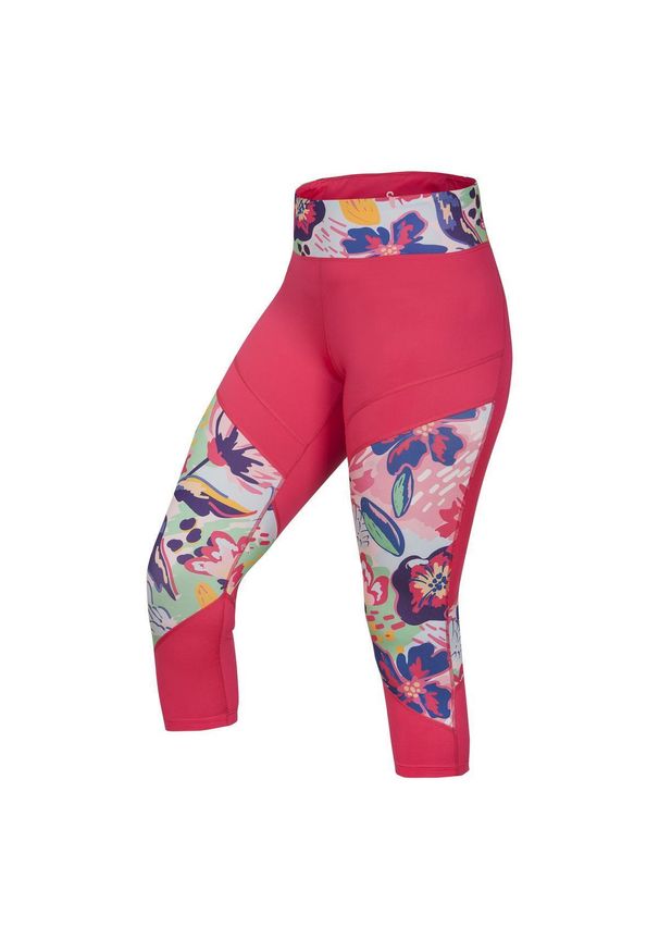 OCUN - Legging kobieta Ocun Rhea 3/4 pink. Kolor: różowy