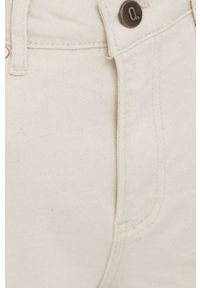 Answear Lab jeansy damskie high waist. Stan: podwyższony. Kolor: beżowy. Styl: wakacyjny #2