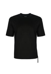 Diesel T-shirt T-Plaza | 00SMIW-0QAVL | T-Plaza | Mężczyzna | Czarny. Okazja: na co dzień. Kolor: czarny. Materiał: bawełna. Wzór: napisy. Styl: casual #1