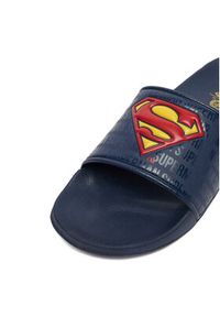 Superman Klapki CEO-SS26-231WBSUM Granatowy. Kolor: niebieski. Materiał: materiał. Wzór: motyw z bajki #9
