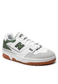 New Balance Sneakersy BB550ESB Biały. Kolor: biały. Materiał: materiał #2