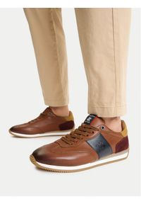 Beverly Hills Polo Club Sneakersy EO-SCOTT-10 MI08 Brązowy. Kolor: brązowy. Materiał: skóra #1