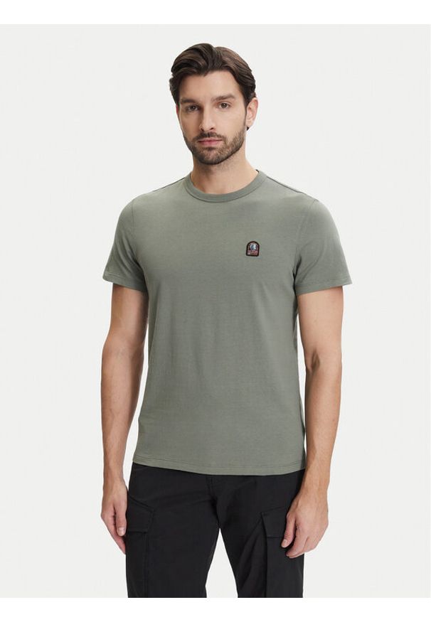Parajumpers T-Shirt 26SMPMTSRJ02 Zielony Regular Fit. Kolor: zielony. Materiał: bawełna