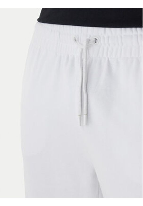 Kappa Spodnie dresowe Gothenburg 331U7EW Biały Regular Fit. Kolor: biały. Materiał: bawełna