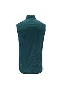 Wodoodporna kamizelka Silvini Garcio. Typ kołnierza: kołnierzyk stójkowy. Kolor: niebieski. Materiał: softshell. Sport: turystyka piesza, kolarstwo