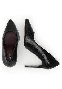 Jenny Fairy Szpilki WYL3616-2 Czarny. Kolor: czarny. Materiał: skóra. Obcas: na szpilce #2
