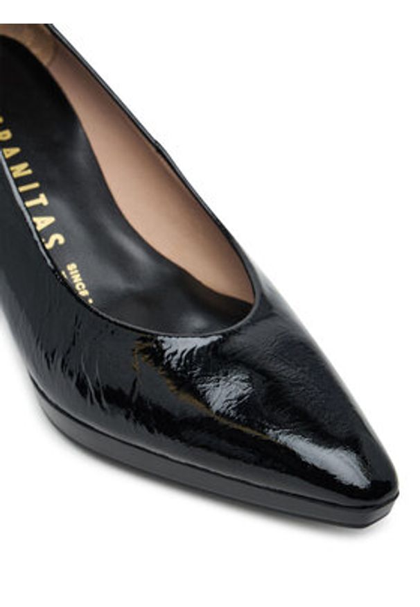 Hispanitas Półbuty HI254245 Czarny. Kolor: czarny. Materiał: skóra