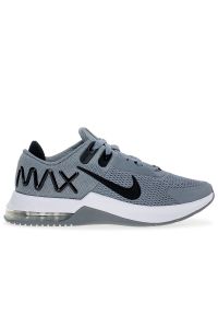Buty Nike Air Max Alpha Trainer 4 CW3396-001 - szare. Okazja: na co dzień. Zapięcie: sznurówki. Kolor: szary. Materiał: guma. Szerokość cholewki: normalna. Obcas: na płaskiej podeszwie. Model: Nike Air Max. Sport: fitness