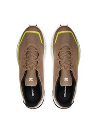 salomon - Salomon Buty do biegania Alphacross 5 L47460100 Beżowy. Kolor: beżowy. Materiał: materiał #5