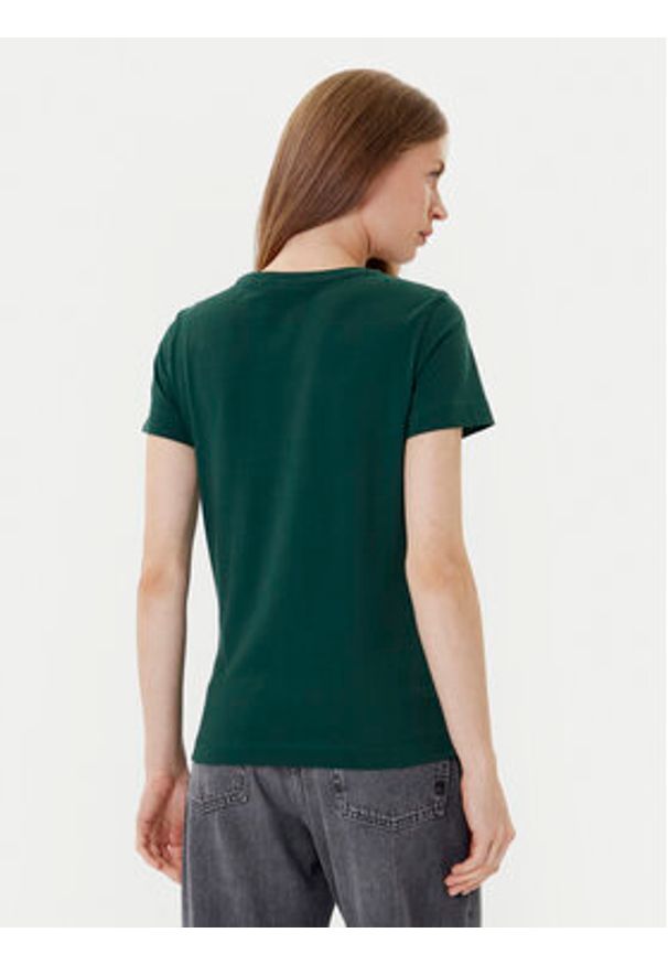 Pinko - PINKO T-Shirt Bussolotto 100355 A2RD Zielony Regular Fit. Kolor: zielony. Materiał: bawełna