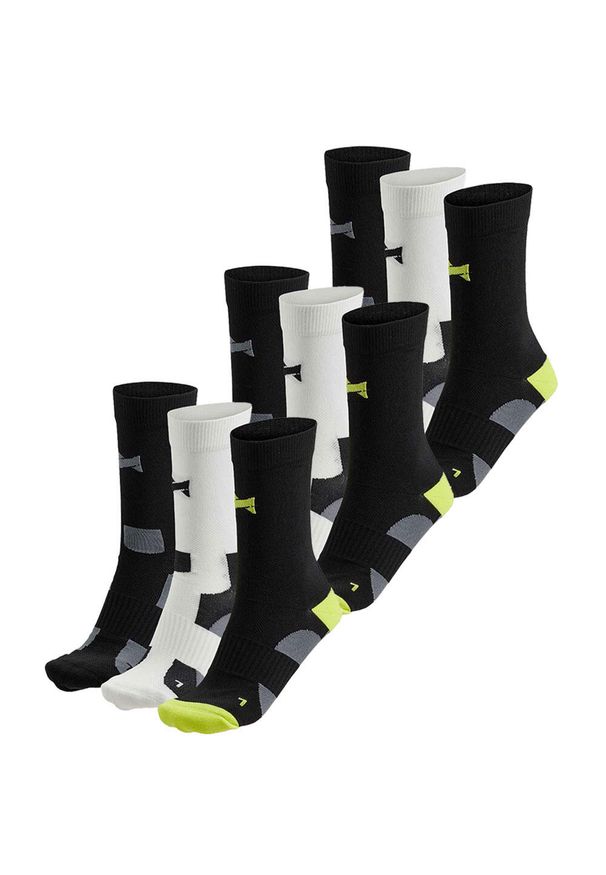 XTREME SOCKSWEAR - Skarpety kolarskie Xtreme Crew, 9 par, Multi Czarne. Kolor: czarny. Sport: kolarstwo