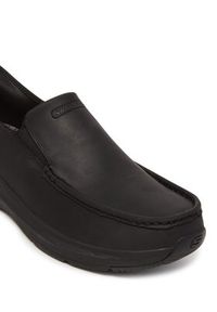 skechers - Skechers Półbuty 204866/BBK Czarny. Kolor: czarny. Materiał: skóra #3