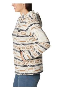 columbia - Sweter polo damski Columbia Weather. Typ kołnierza: polo. Kolor: beżowy, wielokolorowy, brązowy. Materiał: poliester, polar. Sport: turystyka piesza #2