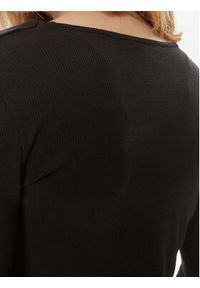 Brave Soul Bluzka LLT-618NYLO Czarny Straight Fit. Kolor: czarny. Materiał: bawełna #5