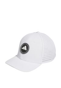 Adidas - Hydrophobic Tour Hat. Kolor: biały. Materiał: materiał