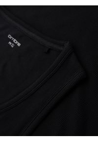 Ombre Clothing - Bawełniana męska koszulka basic na ramiączkach – czarna V3 - Rozmiar: M. Kolor: czarny. Materiał: bawełna. Długość rękawa: na ramiączkach. Sezon: lato #6