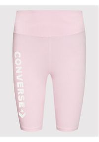 Converse Szorty sportowe 10023211-A01 Różowy Slim Fit. Kolor: różowy. Materiał: bawełna #4