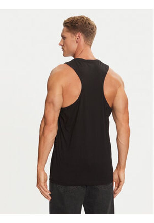 BOSS - Boss Tank top 50491711 Czarny Regular Fit. Kolor: czarny. Materiał: bawełna