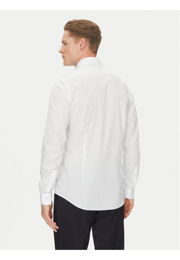 Calvin Klein Koszula K10K112743 Biały Extra Slim Fit. Kolor: biały. Materiał: bawełna
