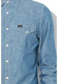 Lee - LEE WESTERN SHIRT MĘSKA KOSZULA JEANSOWA SKY BLUE L643KYEQ. Materiał: jeans