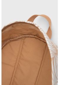 Roxy plecak damski kolor beżowy duży wzorzysty. Kolor: beżowy