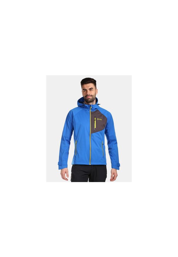 Męska kurtka softshell Kilpi BELTRA-M. Kolor: niebieski. Materiał: softshell. Sport: turystyka piesza