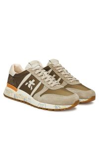 Premiata Sneakersy LANDER VAR 7206 Brązowy. Kolor: brązowy. Materiał: zamsz, skóra #6
