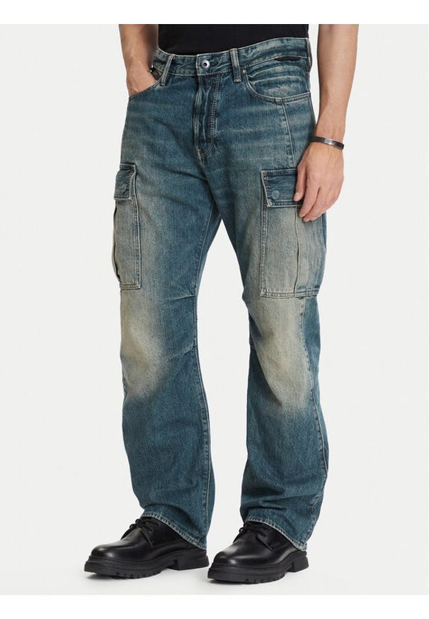 G-Star RAW - G-Star Raw Jeansy Contor 3D D27049-E358 Niebieski Regular Fit. Kolor: niebieski