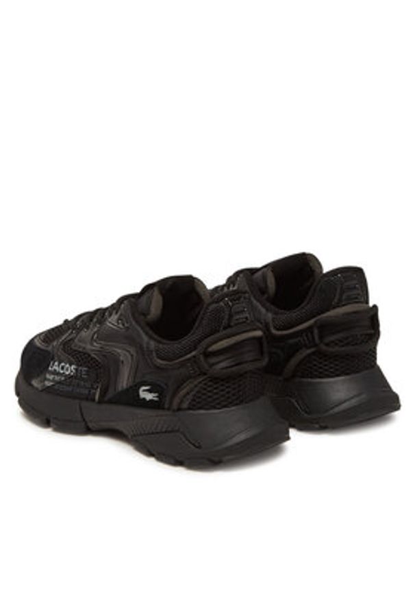 Lacoste Sneakersy L003 7-49SMA0003 Czarny. Kolor: czarny. Materiał: materiał