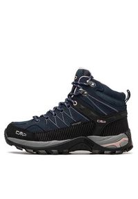 CMP Trekkingi Rigel Mid Wmn Trekking Shoe Wp 3Q12946 Granatowy. Kolor: niebieski. Materiał: materiał