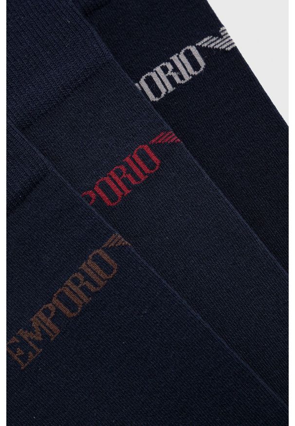 Emporio Armani Underwear - Skarpetki (3-pack). Kolor: niebieski