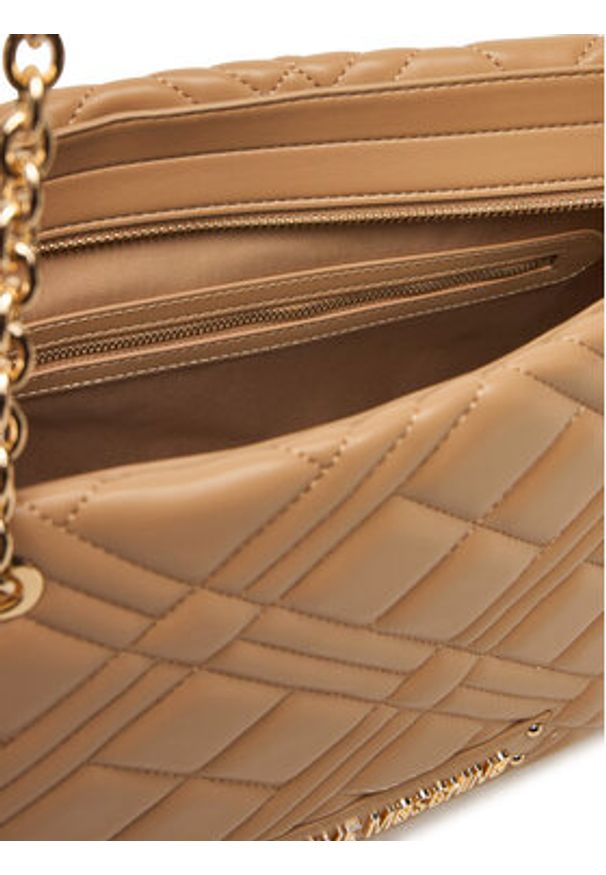 Love Moschino - LOVE MOSCHINO Torebka JC4145PP0NLA0104 Beżowy. Kolor: beżowy. Materiał: skórzane