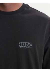 Hugo - HUGO T-Shirt Spray 50559731 Czarny Relaxed Fit. Kolor: czarny. Materiał: bawełna #5