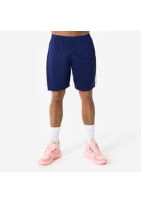 KIPSTA - Spodenki do koszykówki unisex Short 100. Kolor: biały, niebieski, wielokolorowy. Materiał: poliester, materiał. Sport: koszykówka