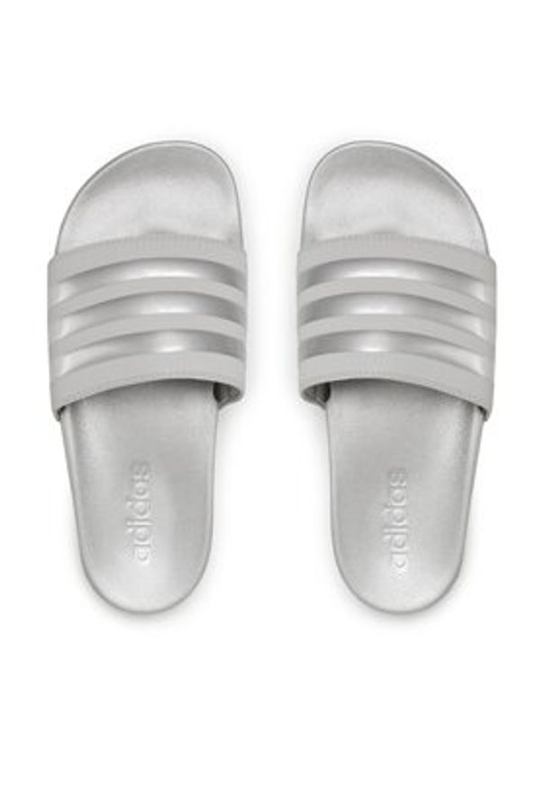 Adidas - adidas Klapki Adilette Comfort Slides H03619 Szary. Kolor: szary. Materiał: syntetyk