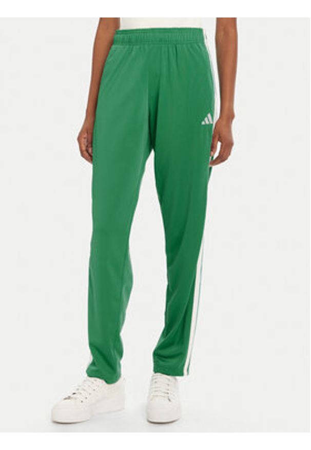 Adidas - adidas Dres Essentials 3-Stripes JD2687 Zielony Regular Fit. Kolor: zielony. Materiał: syntetyk
