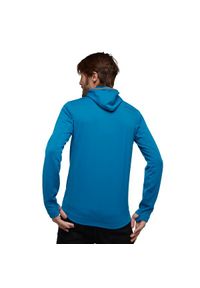 Bluza trekkingowa z kapturem męska Black Diamond Coefficient Qz Hoody. Typ kołnierza: kaptur. Kolor: niebieski