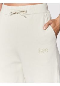 Lee Spodnie dresowe L32MTXTW 112143853 Beżowy Relaxed Fit. Kolor: beżowy. Materiał: bawełna #4