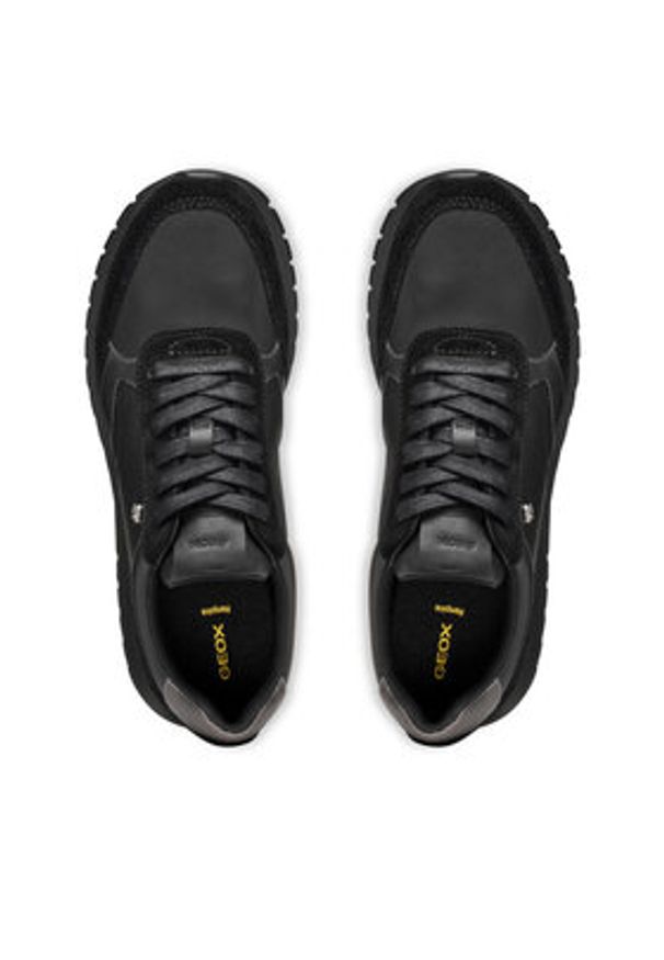 Geox Sneakersy D Sukie 2.0 D55YPC 08522 C9999 Czarny. Kolor: czarny. Materiał: skóra