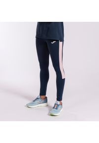 Legginsy do biegania damskie Joma Eco championship długie. Kolor: wielokolorowy, niebieski, różowy. Długość: długie